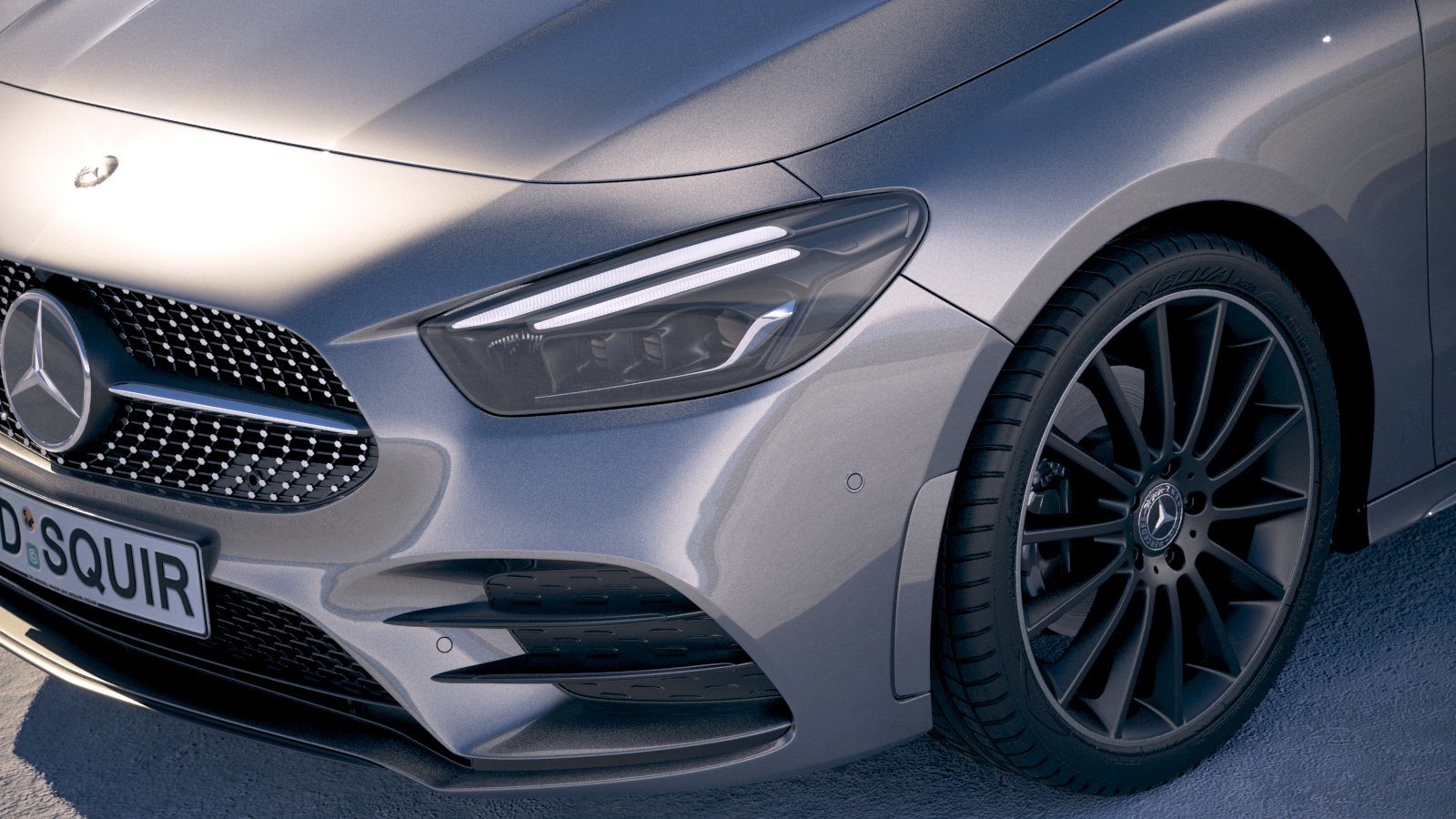 Mercedes Classe B AMG 2019 Modelo 3D - TurboSquid 1343697