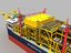 fpso factory oil ship 3D model
