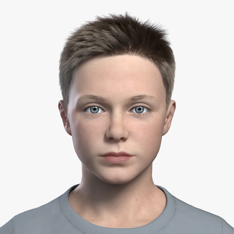 3d hair style for boy v06 3D Model in Other 3DExport