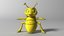 cartoon firefly rigged 3D