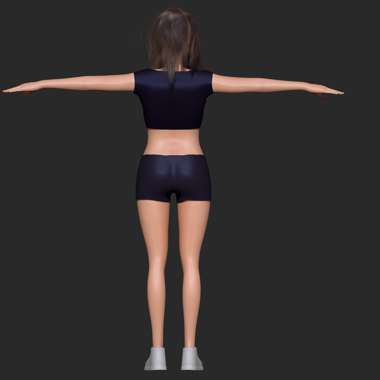 Girl Character 3d Model Turbosquid 1343925