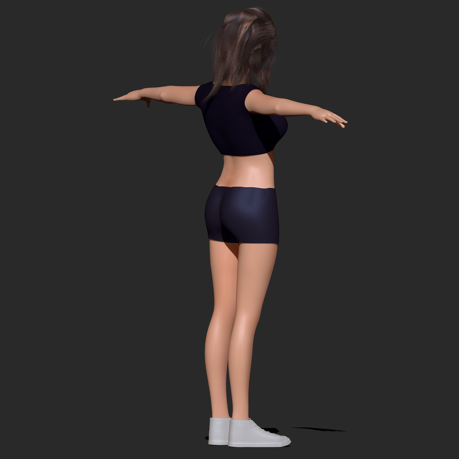 Girl Character 3d Model Turbosquid 1343925