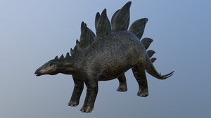 3D model dinosaur stegosaurus