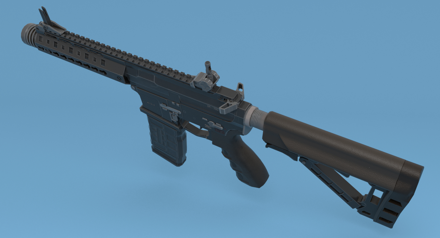 3d assault rifle