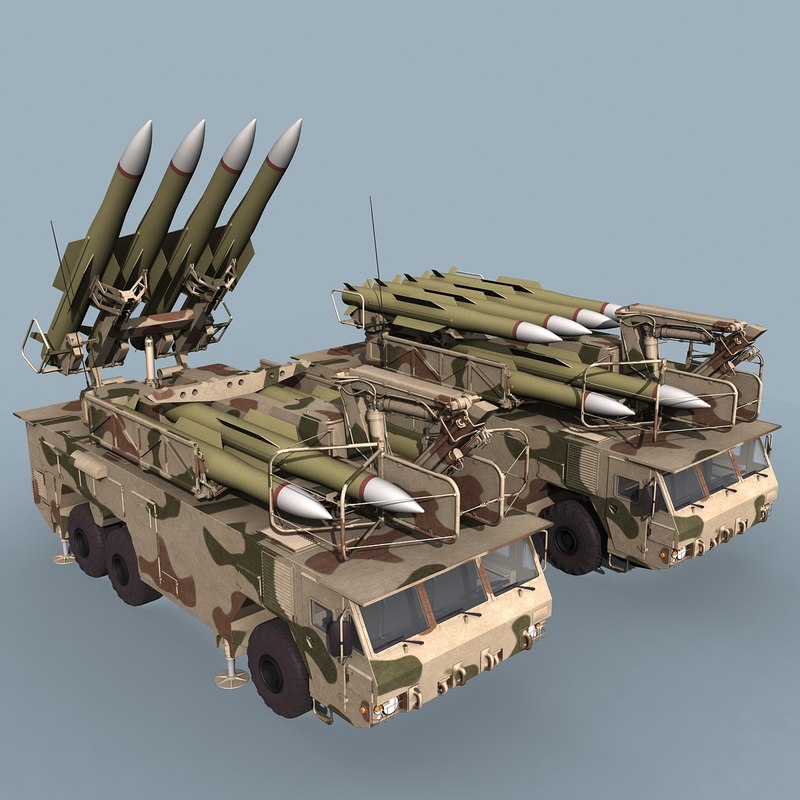 3d russian sa-17 buk-m2e