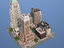 city art deco 3d model