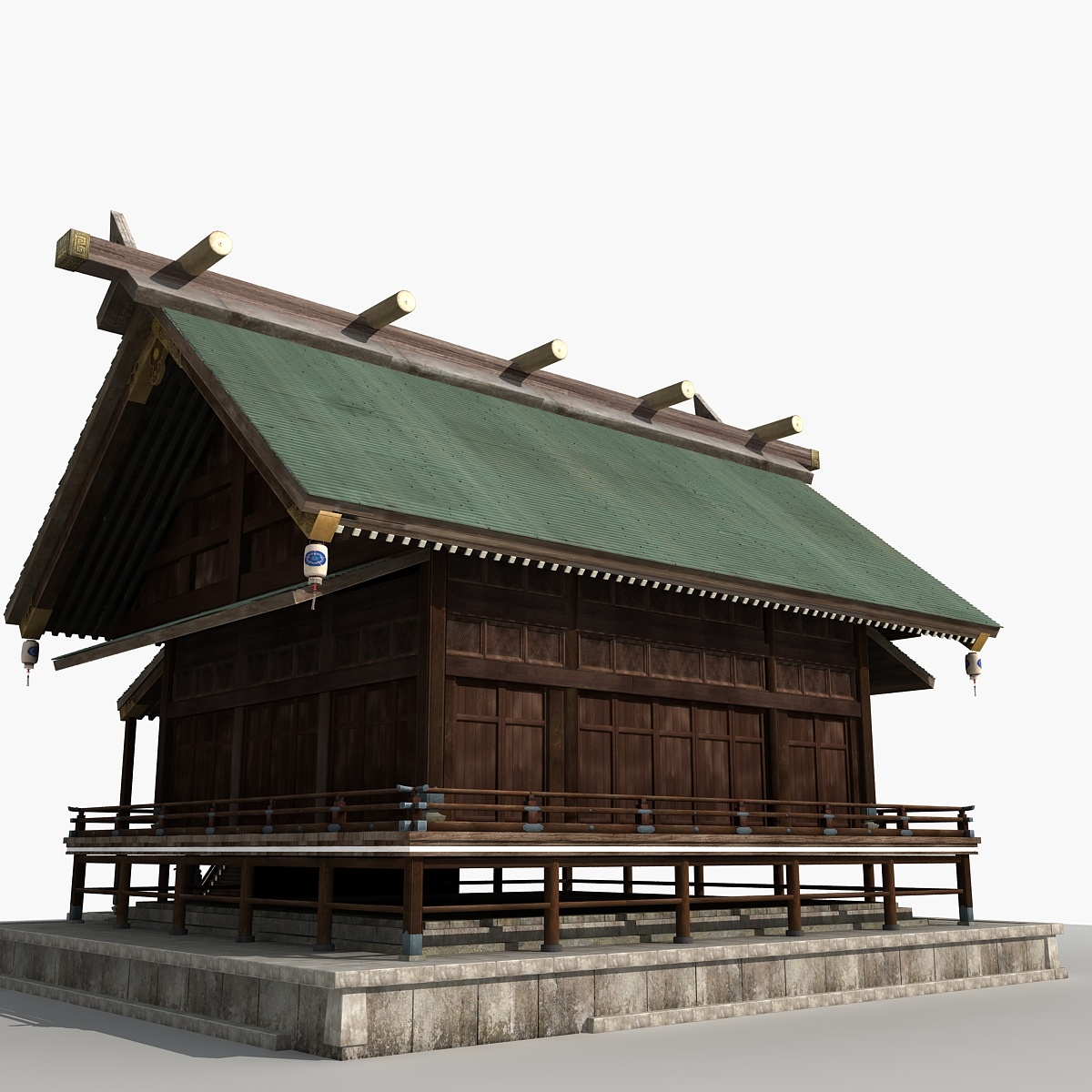 日本寺庙集合3d模型