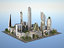3D belfort city buildings