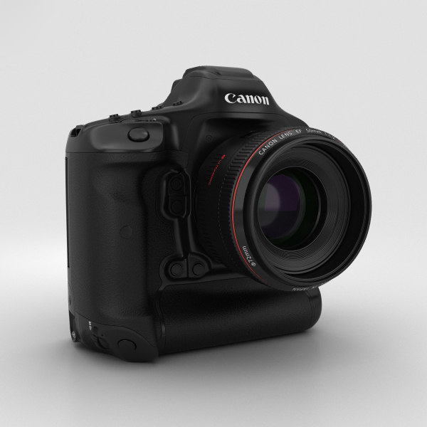 Canon Eos 1d X 3d Model Turbosquid