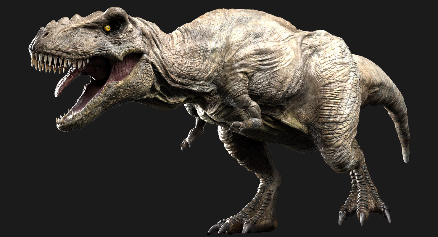 Vray rigged rex 3D model TurboSquid 1344302