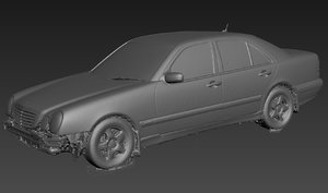 scan mercedes e-class w210 3D model