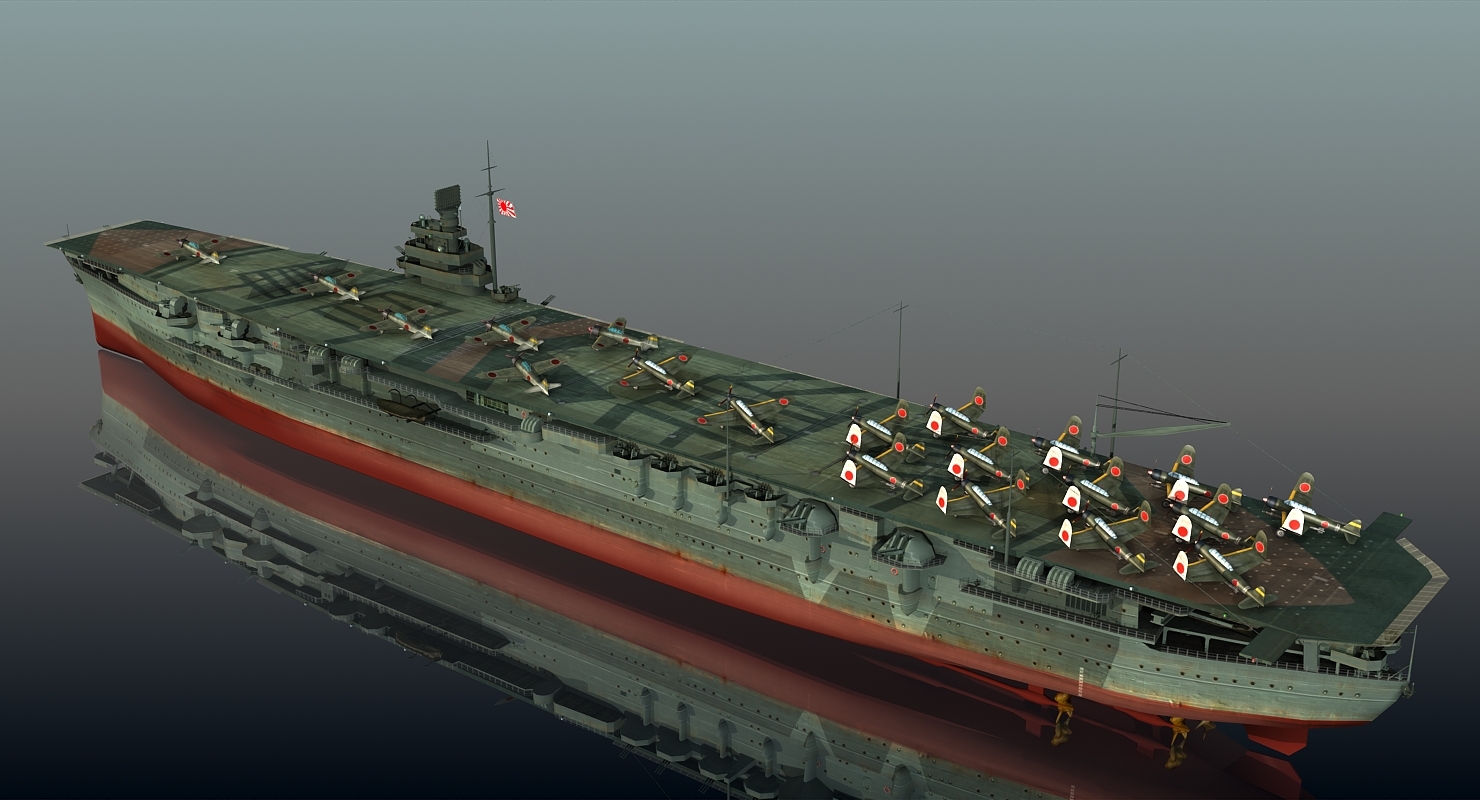 Japanese zuikaku 3D model - TurboSquid 1344360