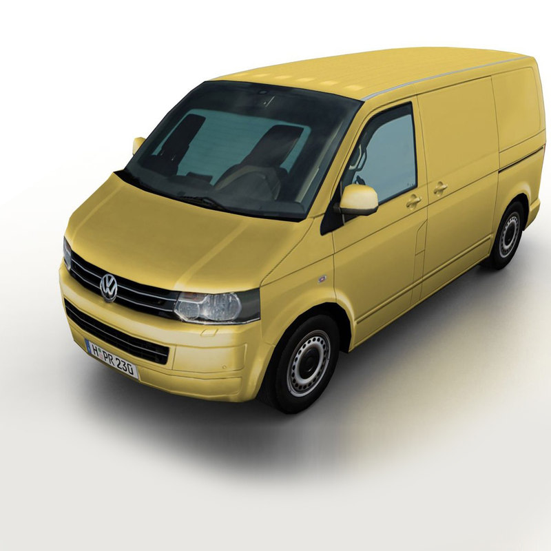 3d 2011 volkswagen t5 transporter model