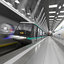 wilhelminaplein subway metro station train 3D