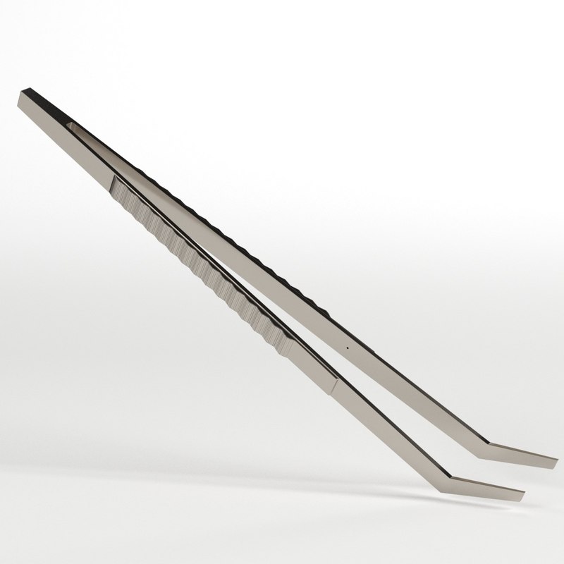 Dental tweezers model TurboSquid 1344580