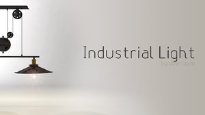 hanging industrial light 3D model