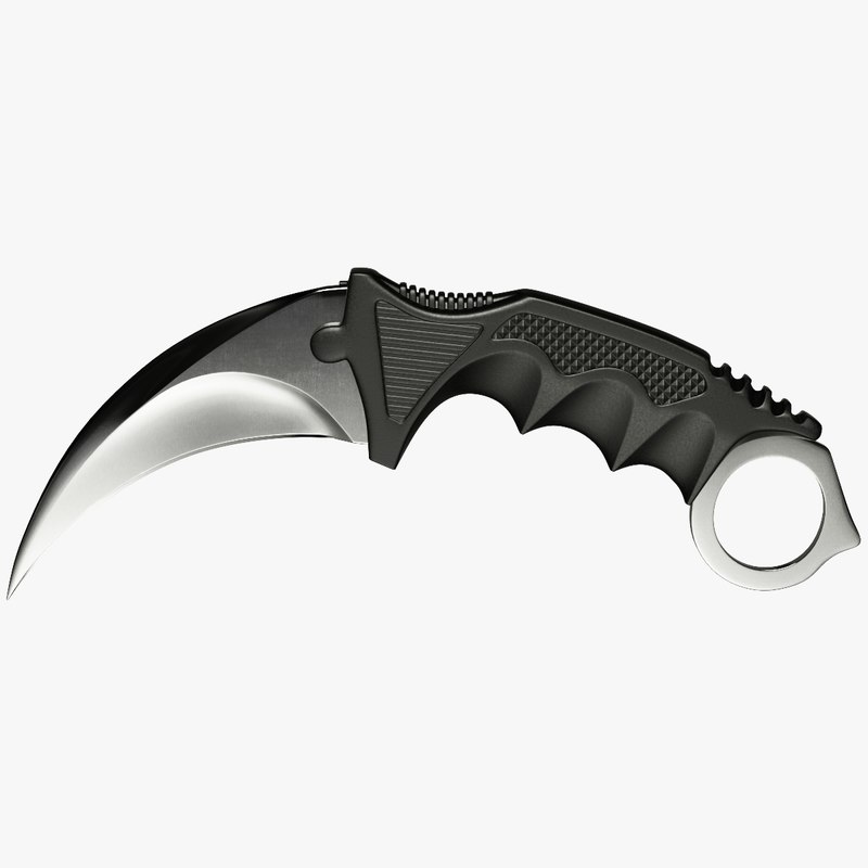 3D knife modeled blender TurboSquid 1344825