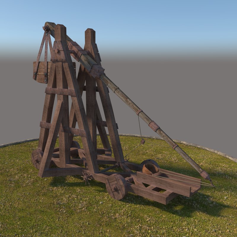 Мод на осадные орудия. Trebuchet MS.