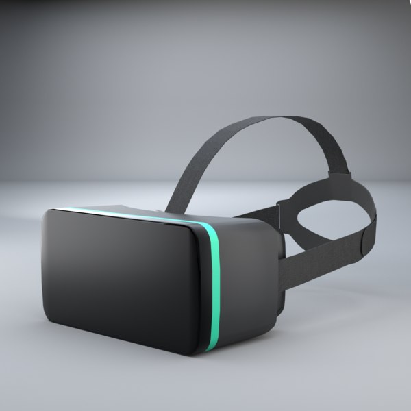 Free Vr Headset Simple 3d Model Turbosquid 1344937