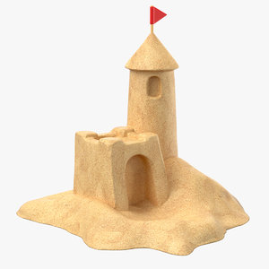 sand castle 3D