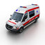 2014 mercedes-benz sprinter ambulance 3d 3ds