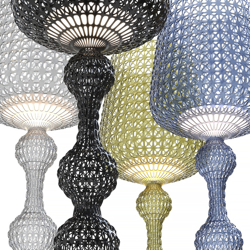 Luminária de pé Kabuki by Kartell Modelo 3D TurboSquid 1345075
