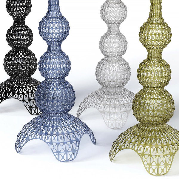 Luminária de pé Kabuki by Kartell Modelo 3D TurboSquid 1345075