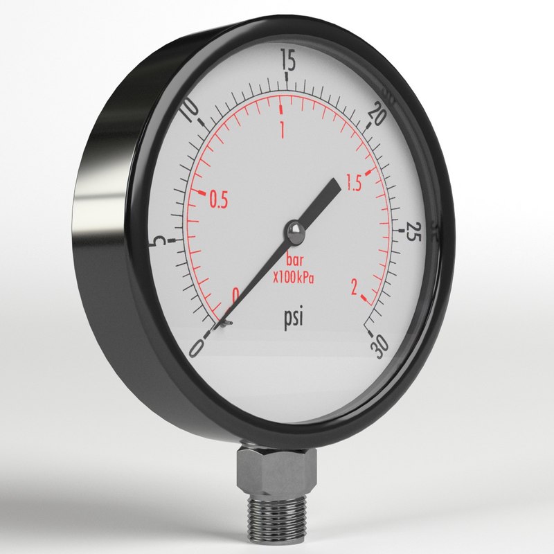 Pressure models. Манометр 3d модель.