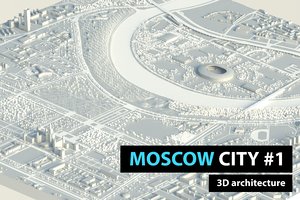 3D moscow city model