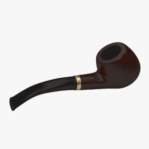 3D smoking pipe model