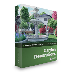 garden decorations 3D model
