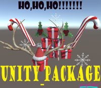 3D christmas xmas stuffs model