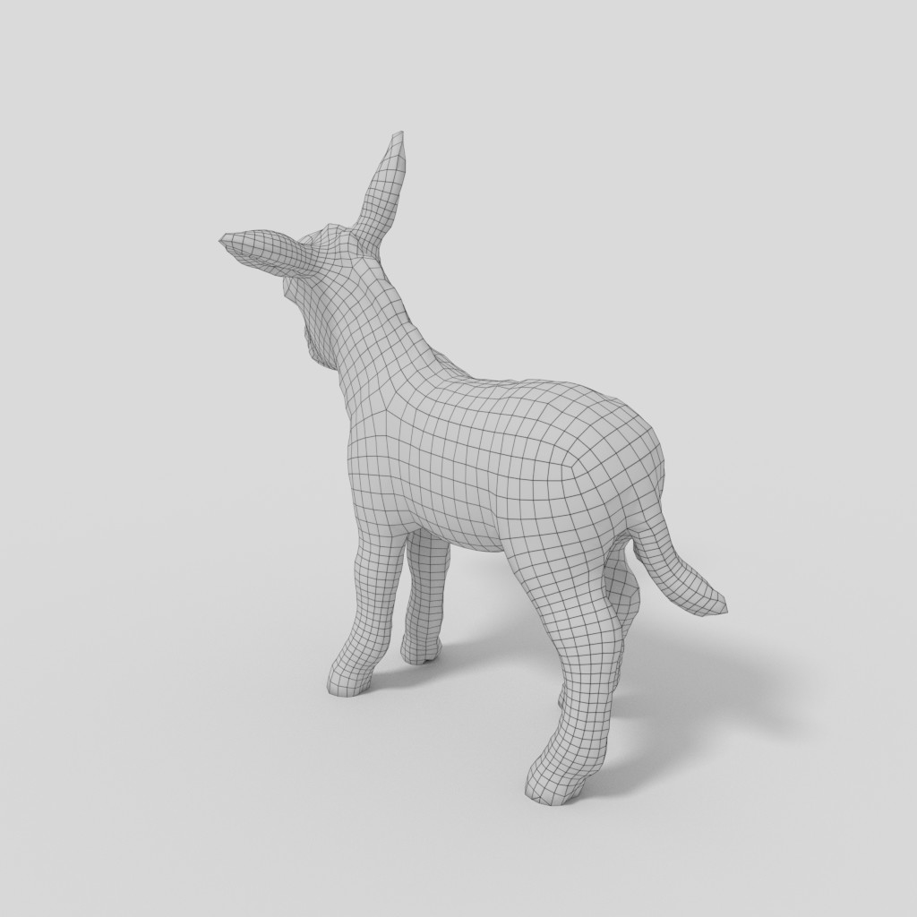 3D donkey pbr - TurboSquid 1345293