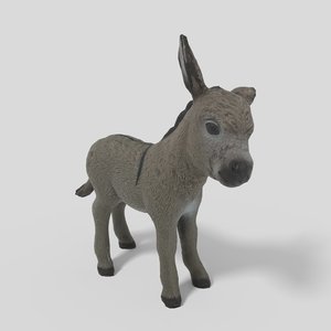 3D donkey pbr
