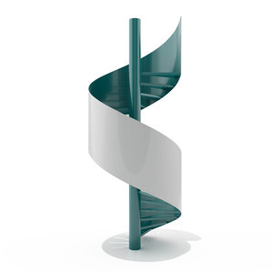 3D spiral stair