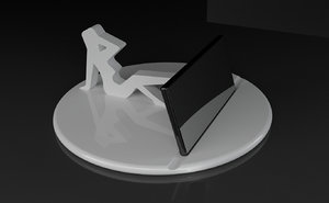 3D printable phone holder model