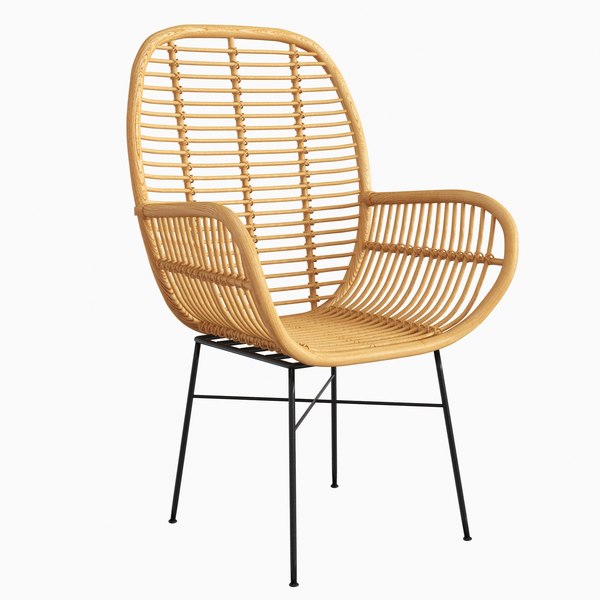 lily rattan armchair