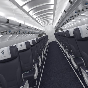 airplane interior 3D