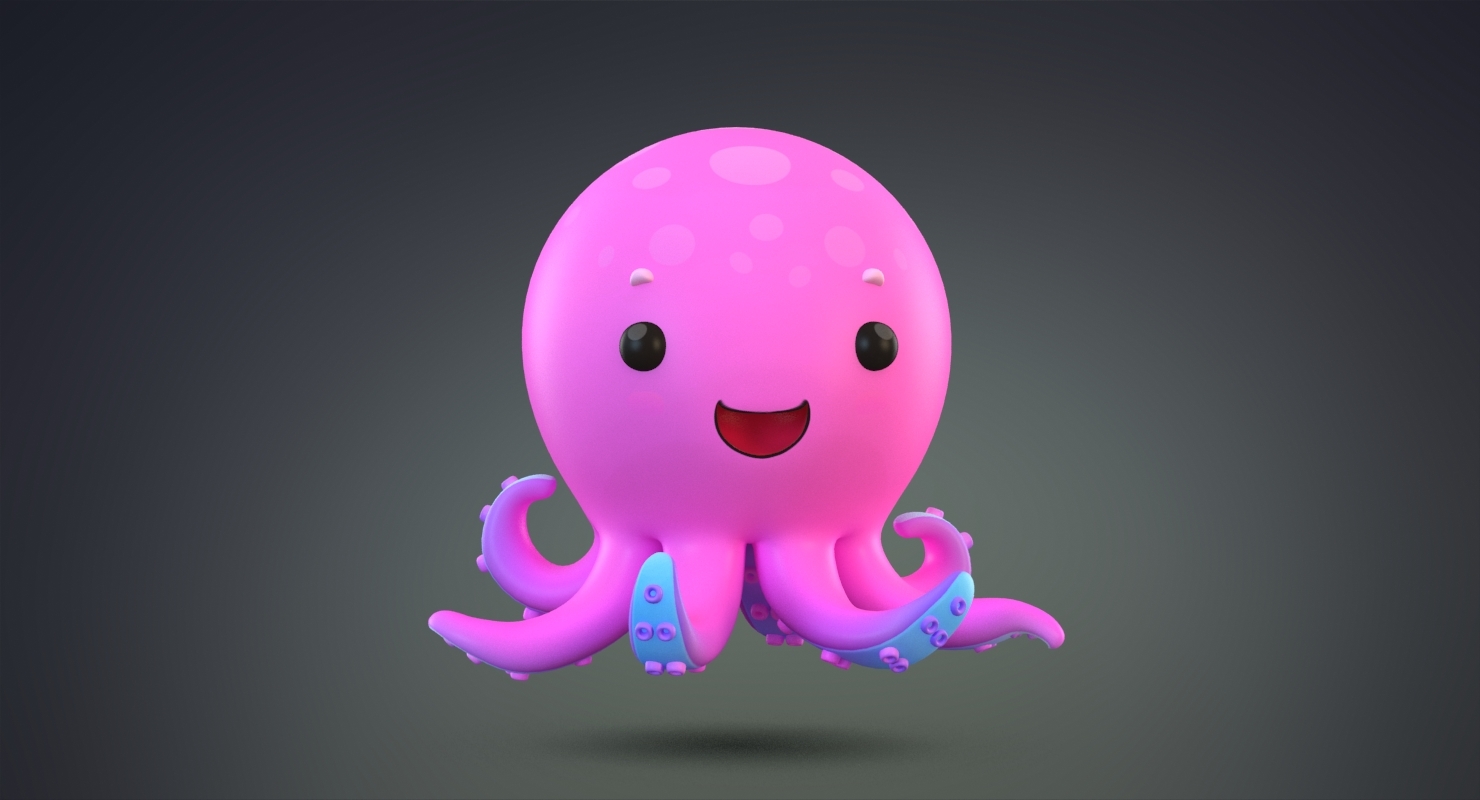 fluffy mood octopus