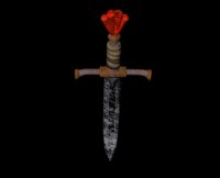 3D ready dagger unity