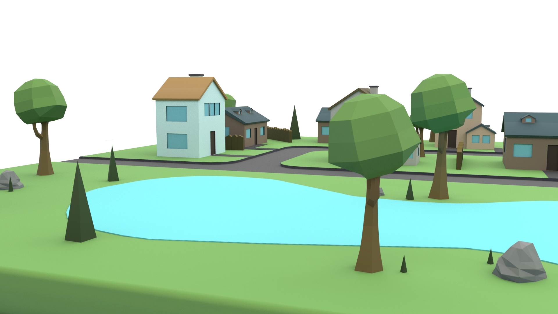 3D architecture city cityscape model - TurboSquid 1346045