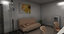 3D model hallway hospital school room