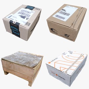 3D box package amazon