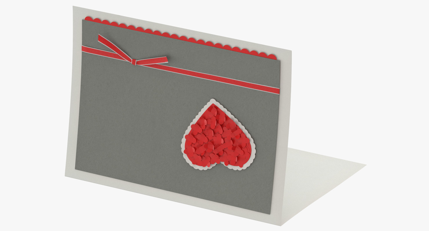 3D valentines card - TurboSquid 1346302