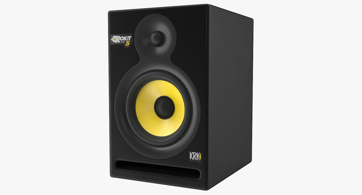 Speakers krk model TurboSquid 1346318