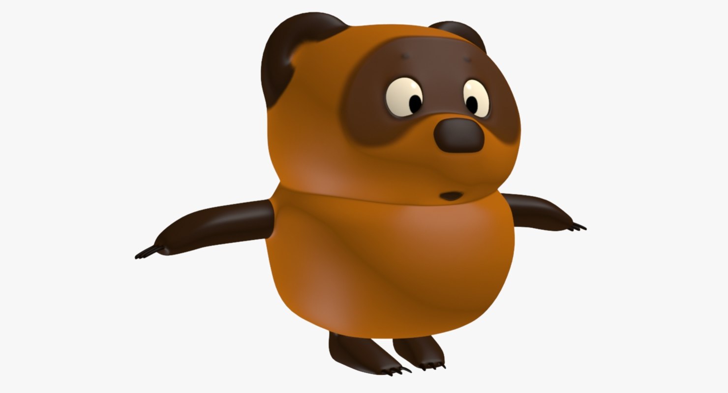 winnie pooh 3d model