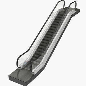 escalator 3D model