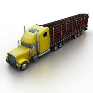 2006 freightliner classic timber 3d 3ds