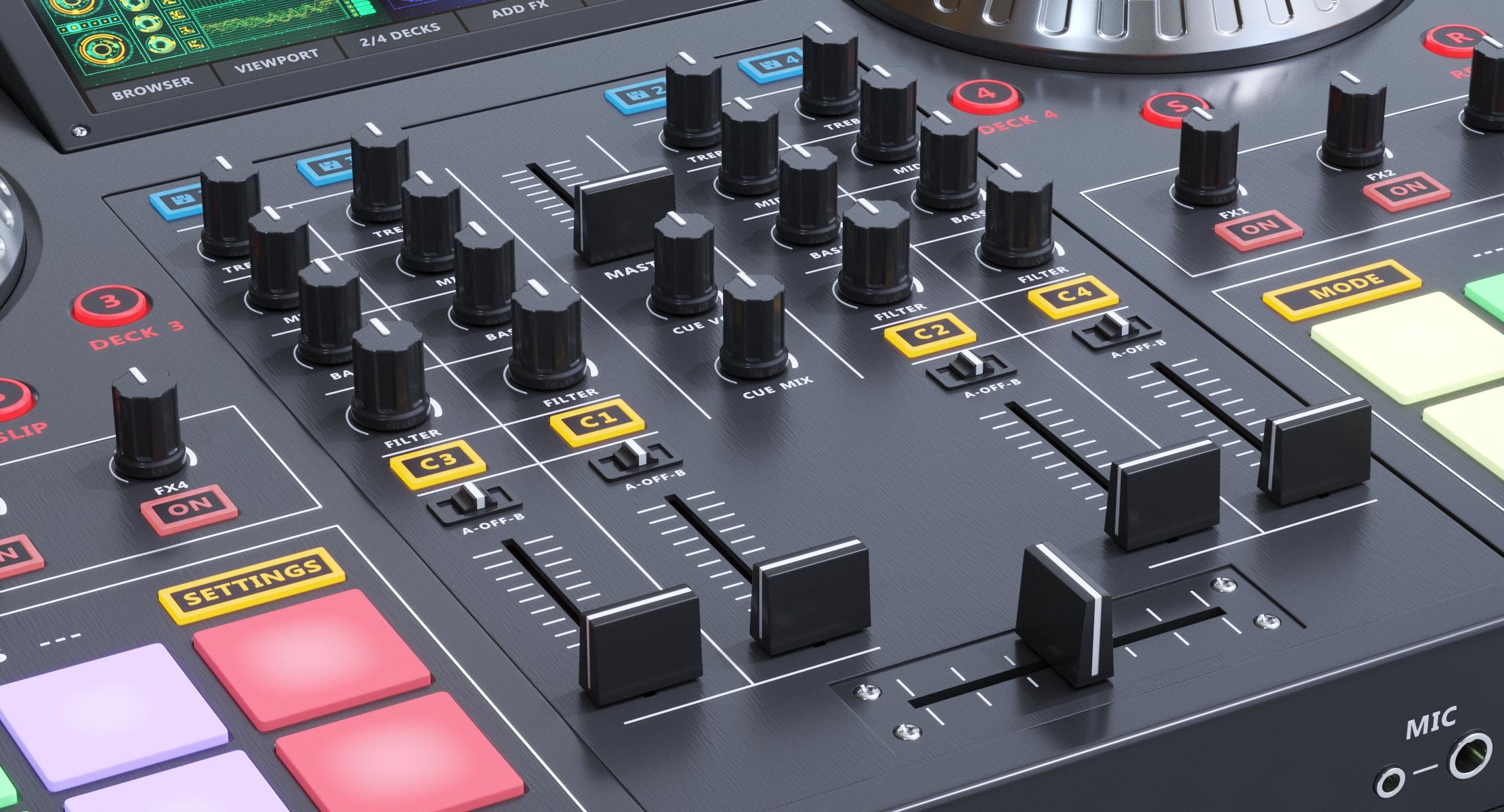 Dj set model TurboSquid 1346661