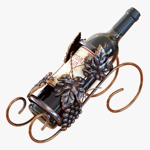3D wine rack model
